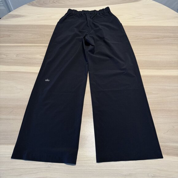ALO Yoga High-Waist Pursuit Black Trouser Pants Women's Small - Picture 5 of 9